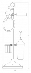 Стойка 3SC Stilmar UN STI 035 хром