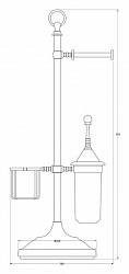 Стойка 3SC Stilmar UN STI 034 хром