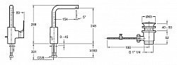 Смеситель Jacob Delafon Aleo+ E72357-CP для раковины